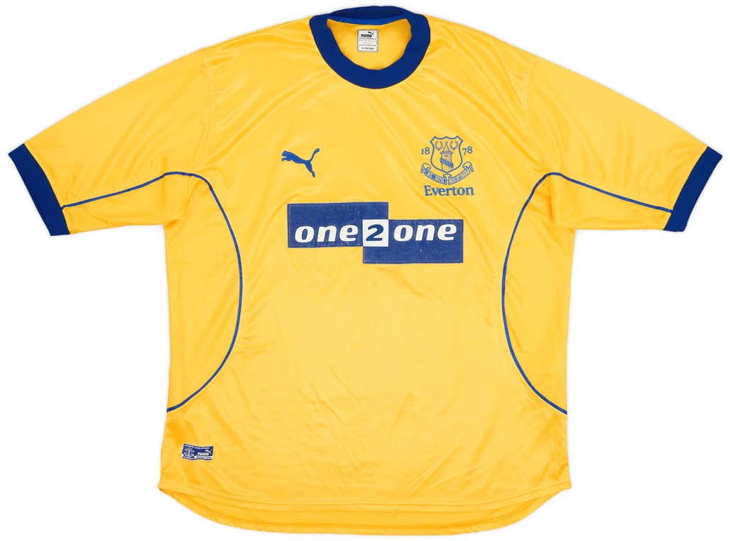 2000-01 Everton Away Shirt - 8/10 - (XL)