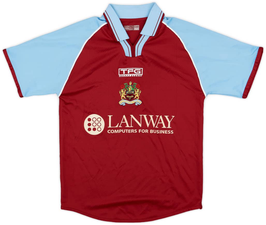 2002-03 Burnley Home Shirt - 7/10 - (XL.Boys)