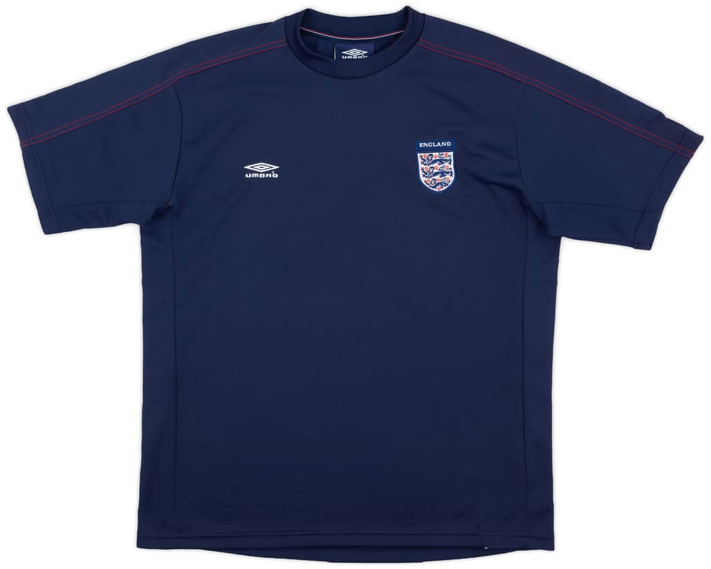 2000-01 England Umbro Training Shirt - 9/10 - (M)