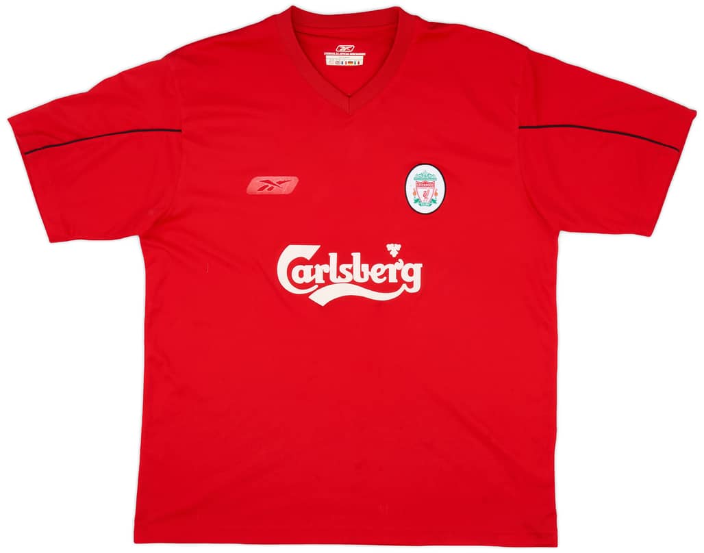 2002-03 Liverpool Reebok Training Shirt - 4/10 - (XL)