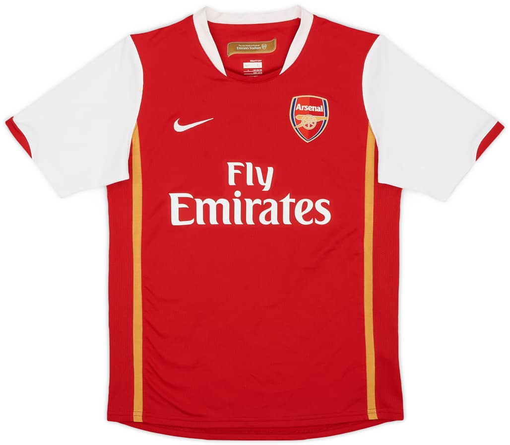 2006-08 Arsenal Home Shirt - 7/10 - (L.Boys)