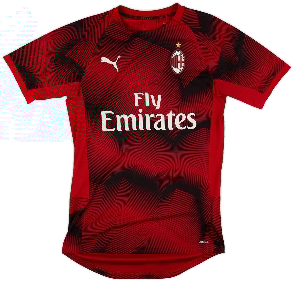 2018-19 AC Milan Puma Training Shirt - 9/10 - (S)