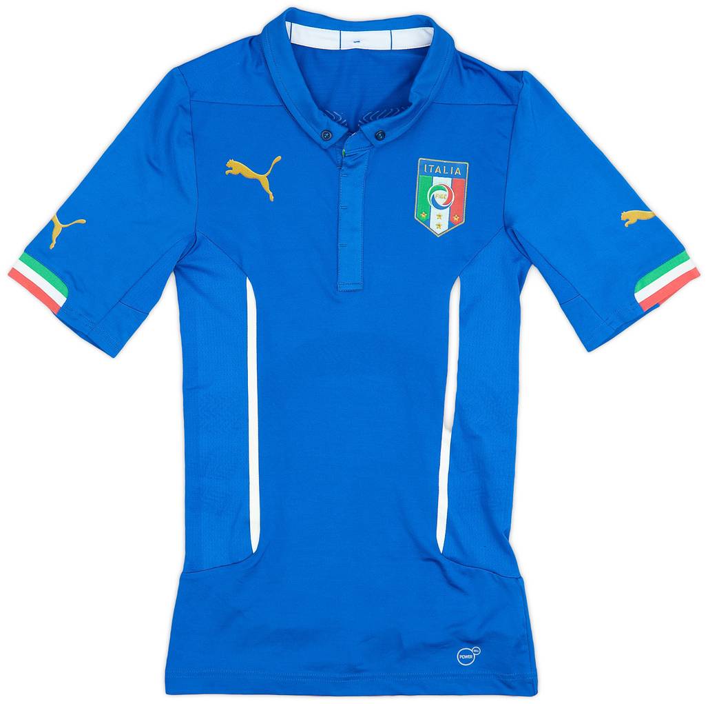2014-15 Italy Authentic Home Shirt - 8/10 - (S)