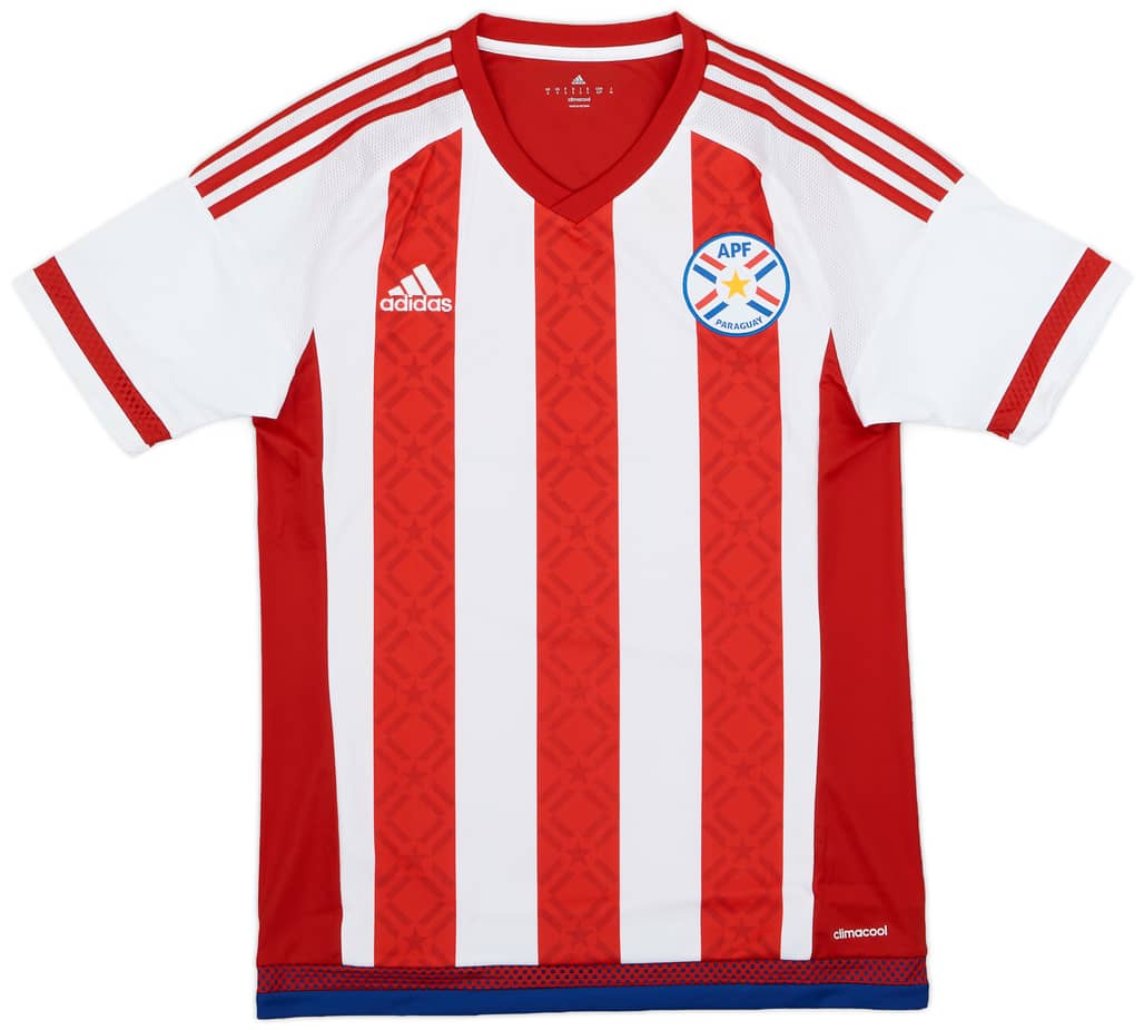 2015 Paraguay Copa America Home Shirt - 9/10 - (S)