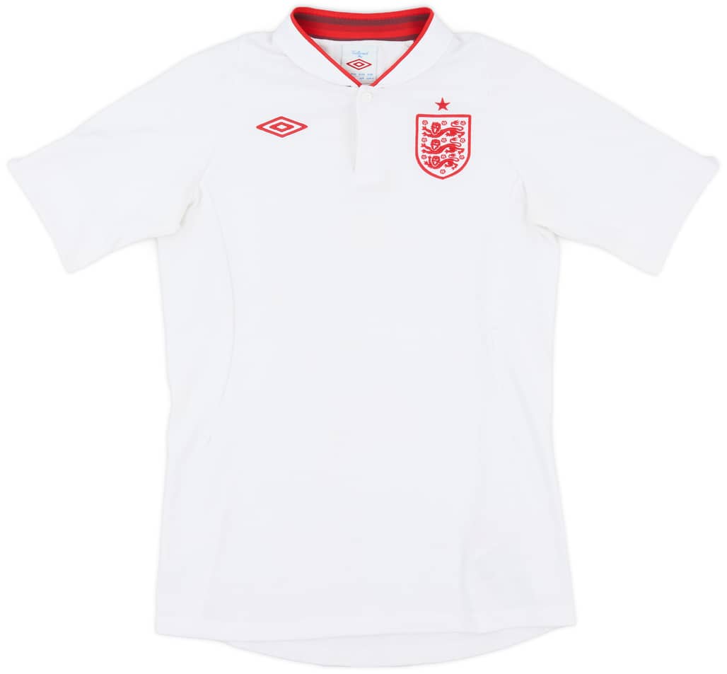 2012-13 England Home Shirt - 8/10 - (XL.Boys)