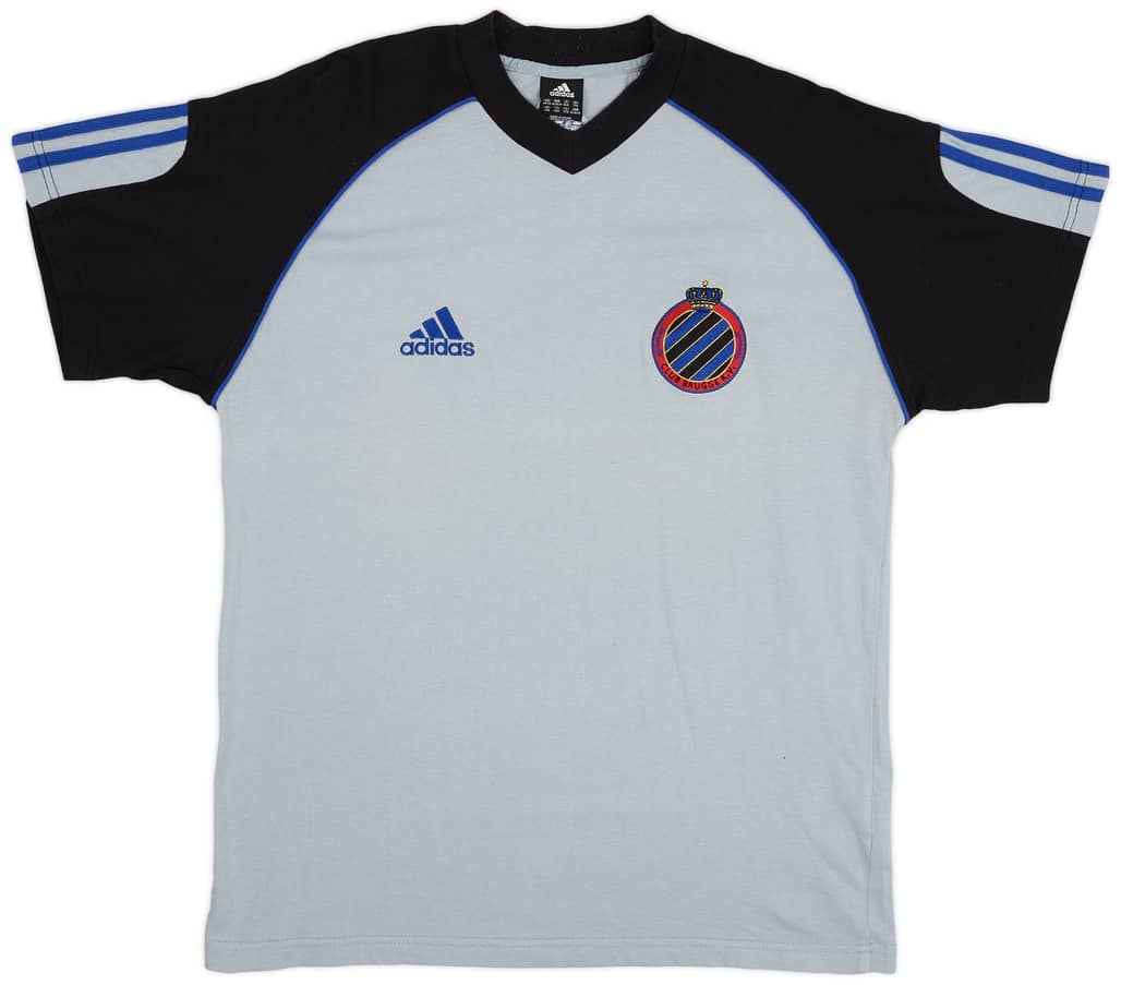 2002-03 Club Brugge adidas Cotton Tee - 8/10 - (XL.Boys)