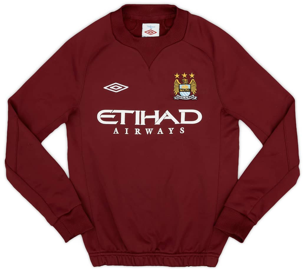 2012-13 Manchester City Umbro Sweat Top - 8/10 - (S.Boys)