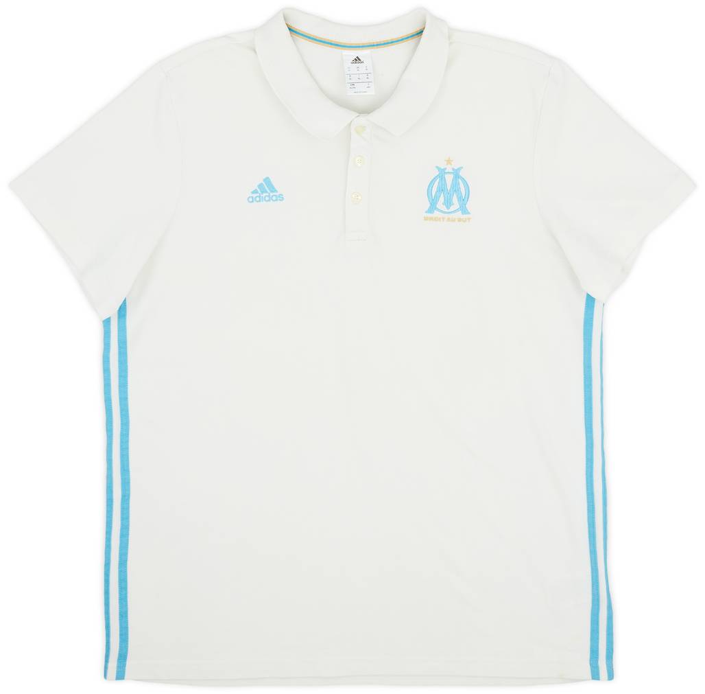 2016-17 Olympique Marseille adidas Polo Shirt - 8/10 - (XL)