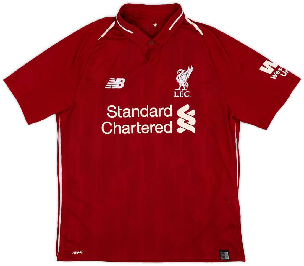 2018-19 Liverpool Home Shirt - 8/10 - (XL.Boys)