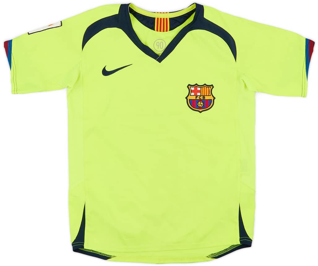 2005-06 Barcelona Away Shirt - 7/10 - (S.Boys)