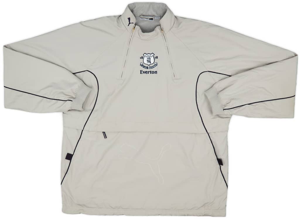 2000-02 Everton Puma 1/4 Zip Drill Top - 8/10 - (XXL)