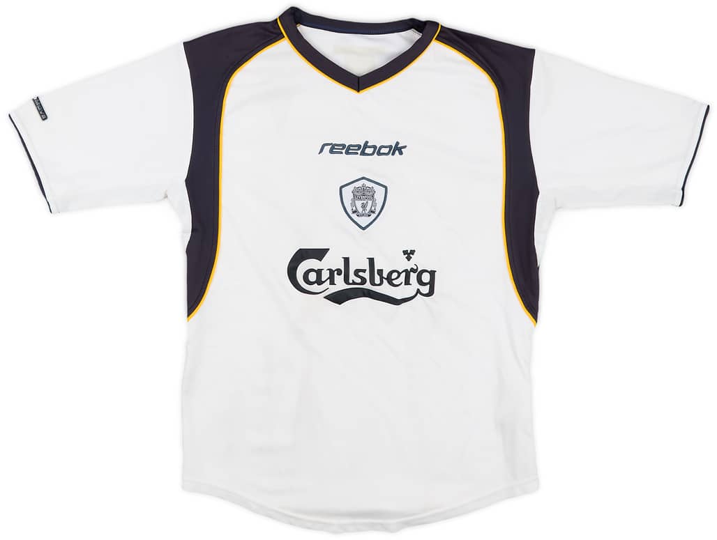 2001-03 Liverpool Away Shirt - 8/10 - (L.Boys)