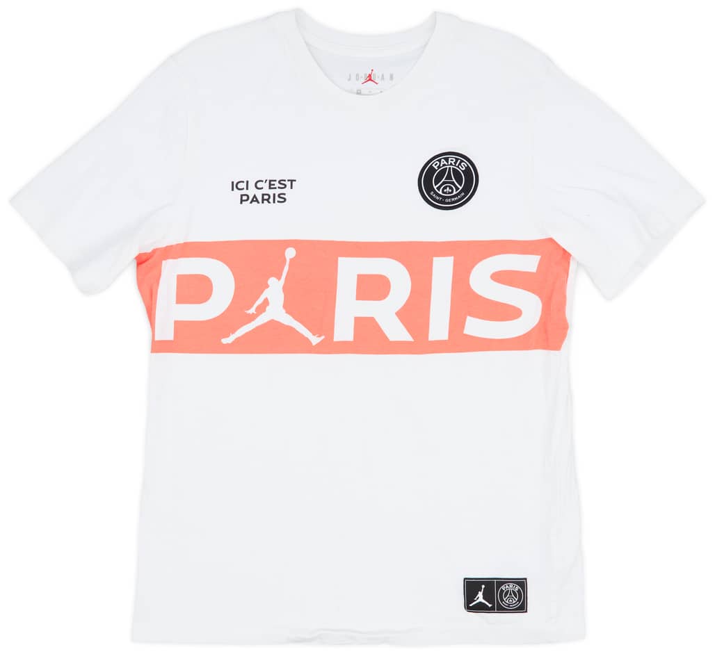2019-20 Paris Saint-Germain Nike Jordan Cotton Tee - 9/10 - (M)
