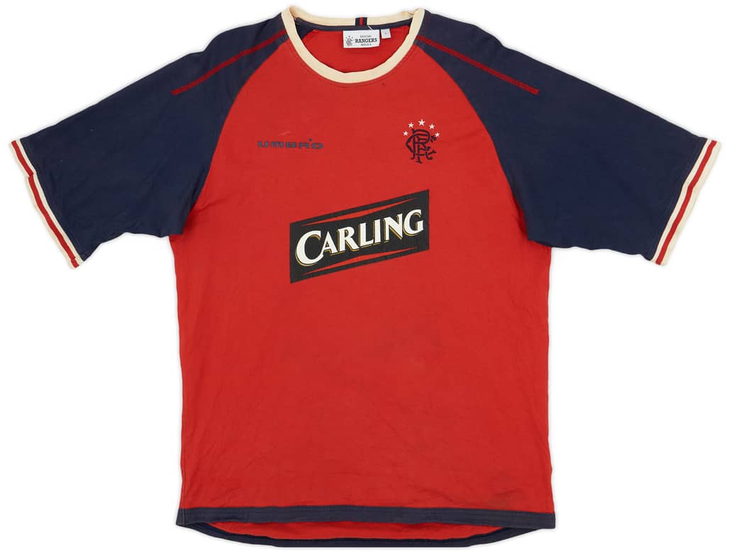 2003-04 Rangers Diadora Training Shirt - 5/10 - (L)