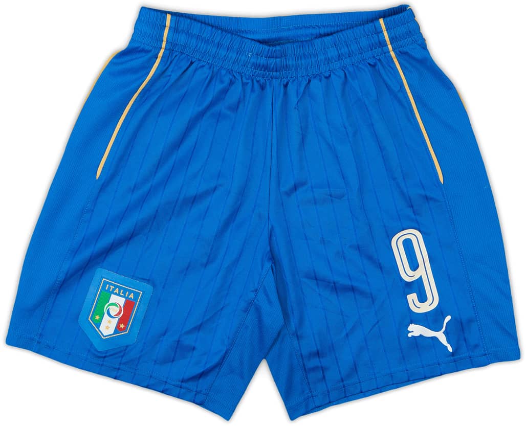 2016-17 Italy Away Shorts #9 (Pelle) - 7/10 - (S)