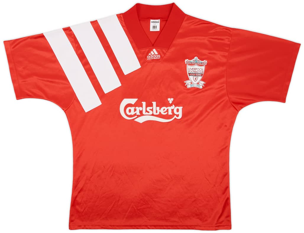 1992-93 Liverpool Centenary Home Shirt - 9/10 - (L/XL)
