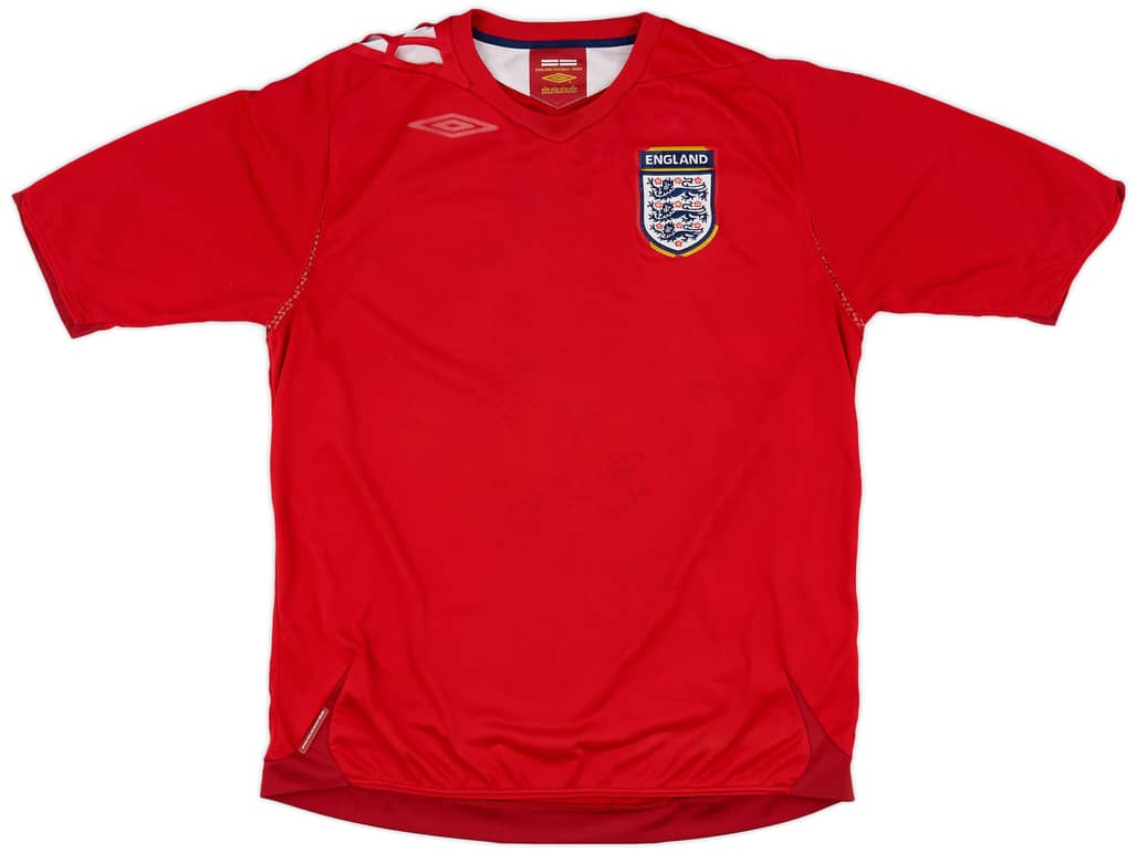 2006-08 England Away Shirt - 3/10 - (L)