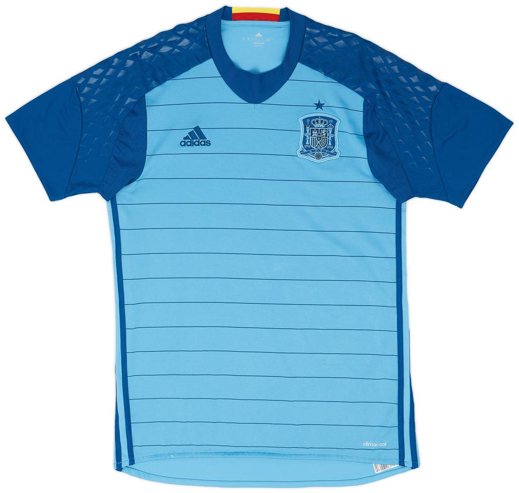 2016-17 Spain GK Home S/S Shirt - 8/10 - (M)