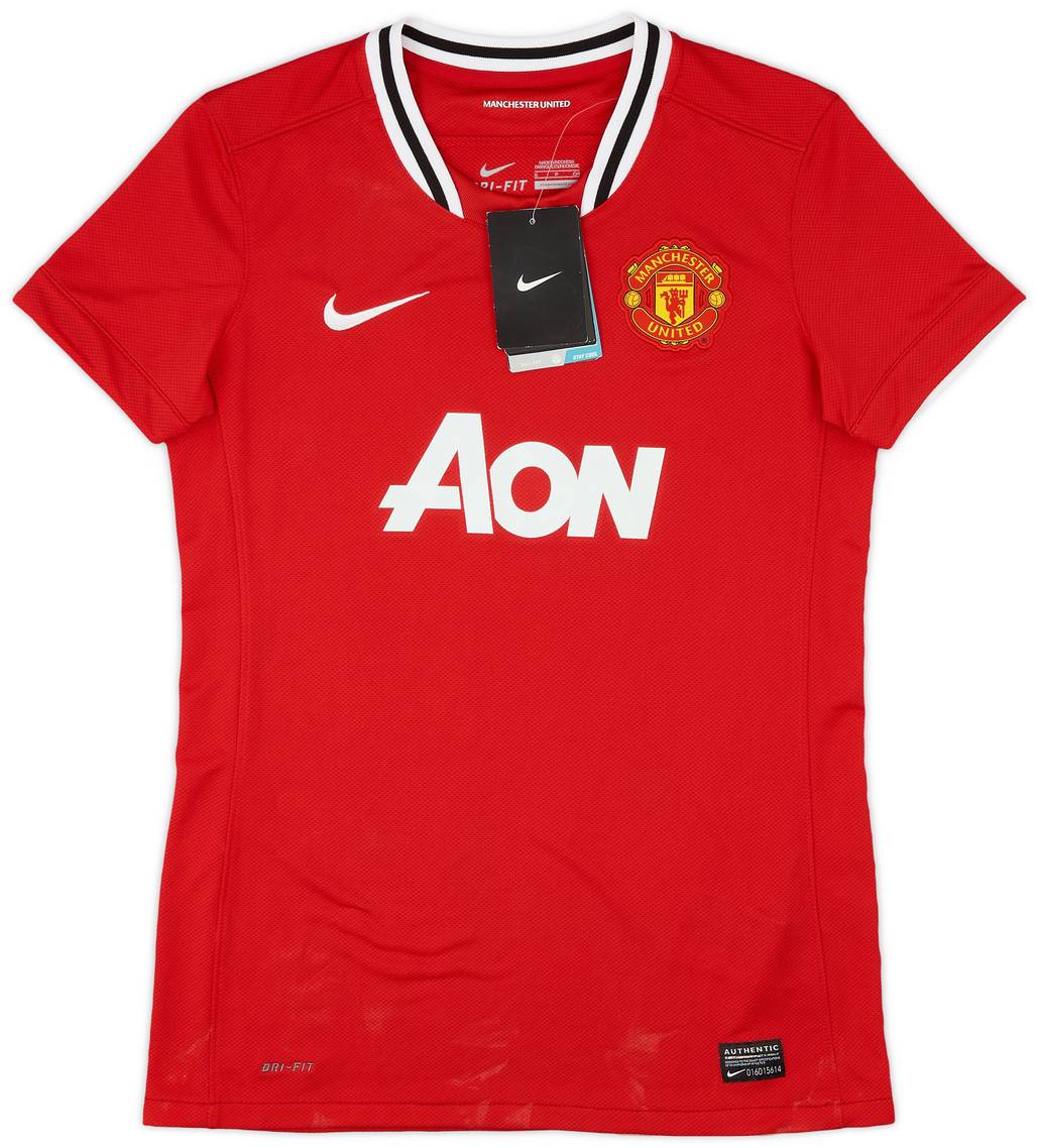 2011-12 Manchester United Home Shirt (Women's S)