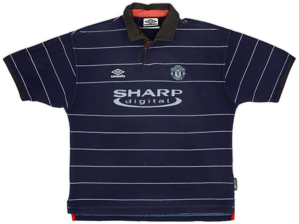1999-00 Manchester United Away Shirt - 8/10 - (L.Boys)