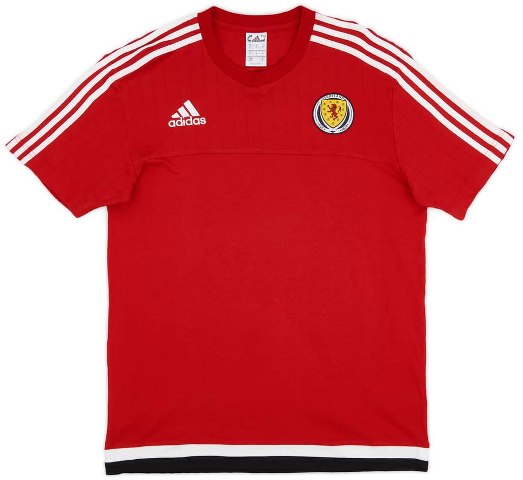 2015-16 Scotland adidas Cotton Tee - 8/10 - (M)