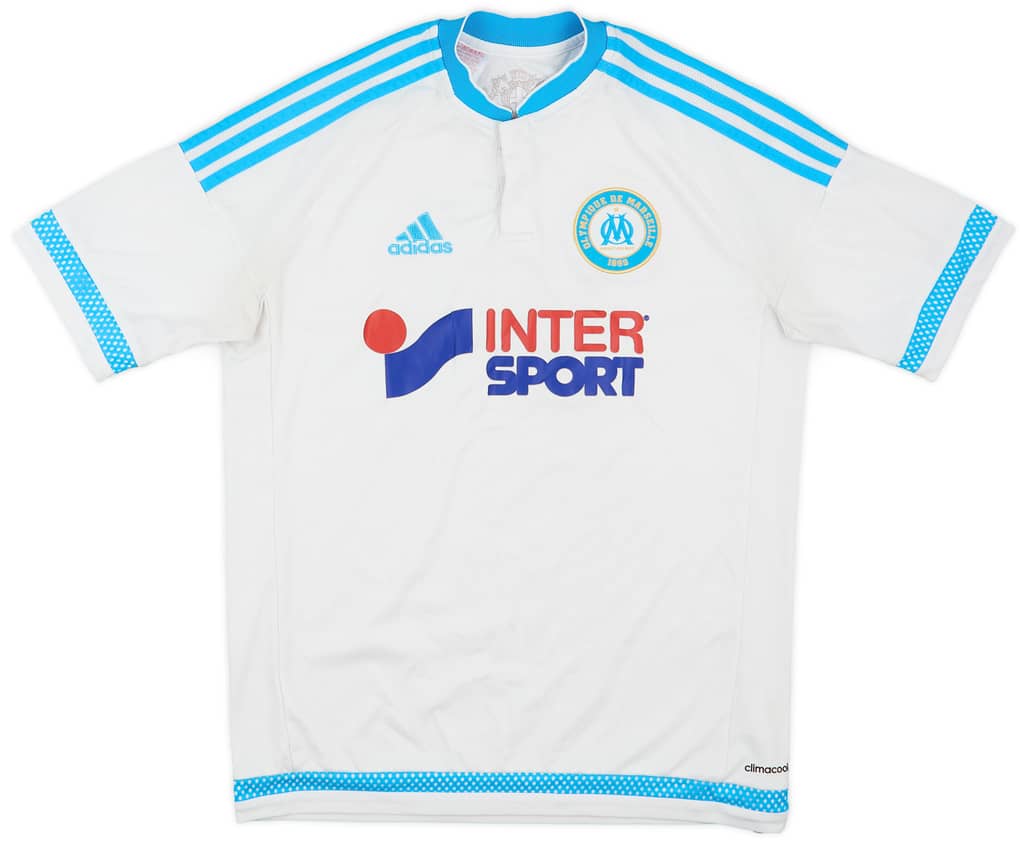 2015-16 Olympique Marseille Home Shirt - 8/10 - (XL.Boys)