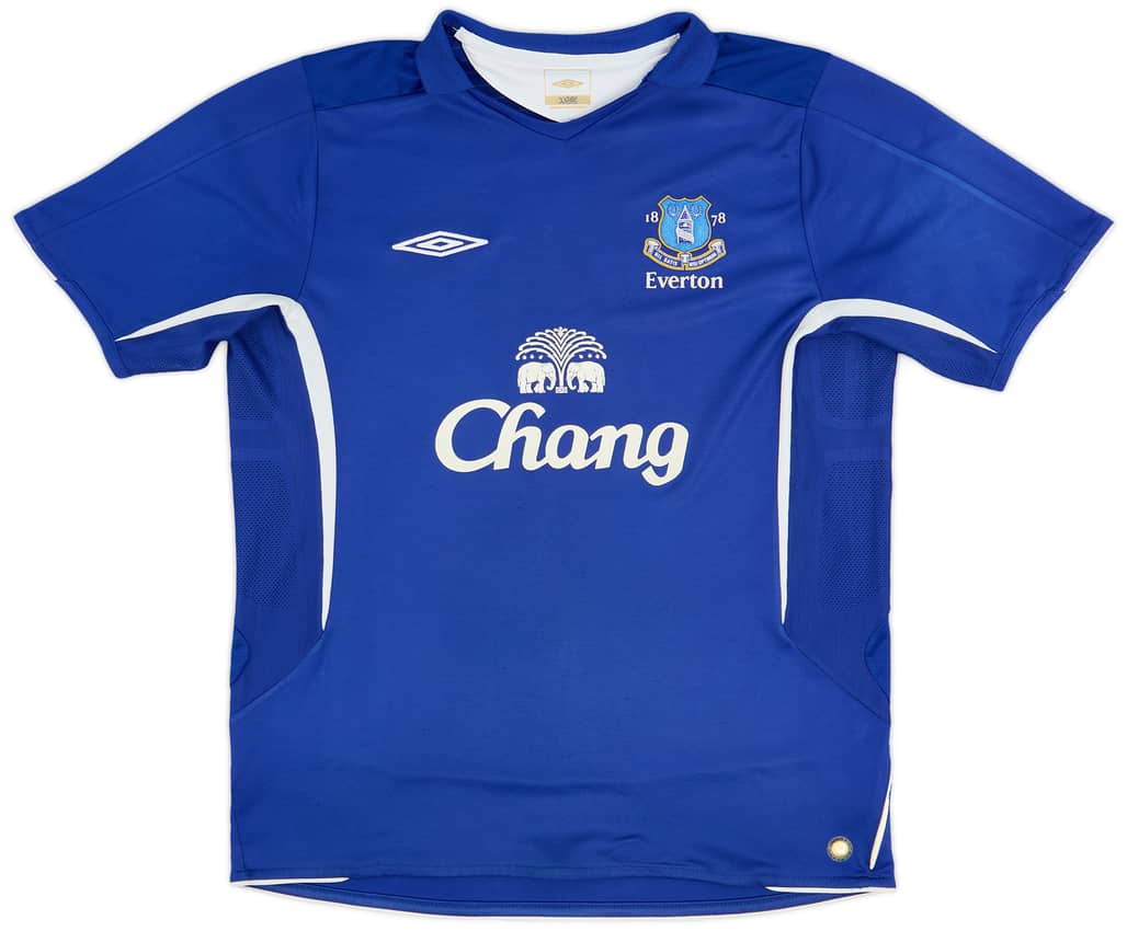 2005-06 Everton Home Shirt - 8/10 - (L)
