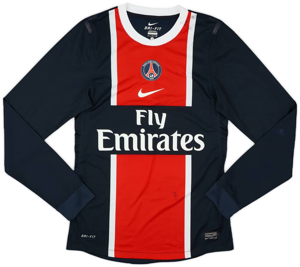 2011-12 Paris Saint-Germain Player Issue Home L/S Shirt - 5/10 - (S)