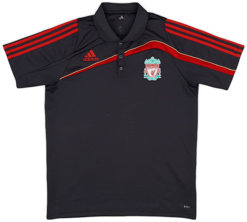 2009-10 Liverpool adidas Polo Shirt - 8/10 - (L)