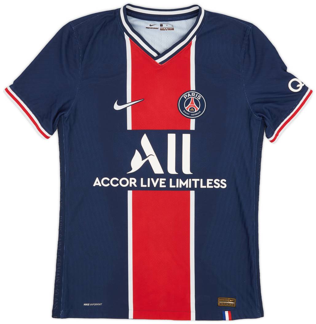 2020-21 Paris Saint-Germain Authentic Home Shirt - 6/10 - (S)
