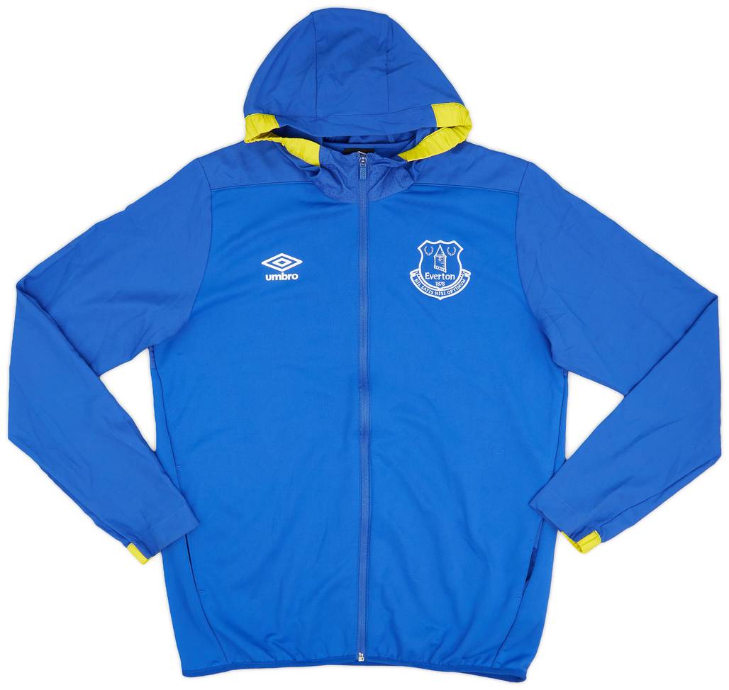 2015-16 Everton Umbro Hooded Track Jacket - 9/10 - (L)