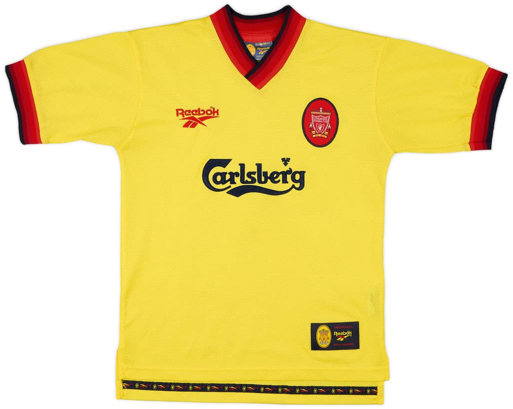 1997-99 Liverpool Away Shirt - 9/10 - (XL.Boys)