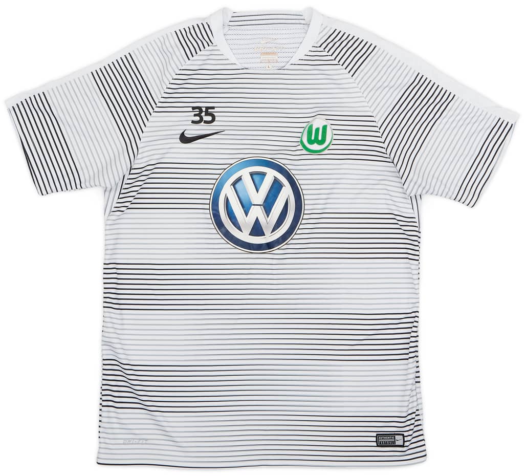 2016-17 Wolfsburg Player Issue Nike Training Shirt #35 - 7/10 - (L)