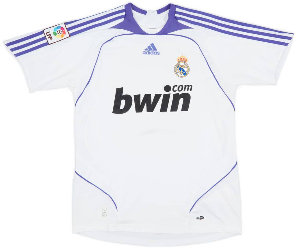 2007-08 Real Madrid Home Shirt - 6/10 - (XL.Boys)