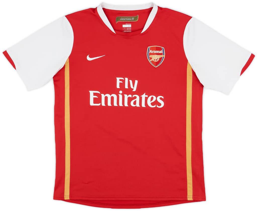 2006-08 Arsenal Home Shirt - 6/10 - (XL.Boys)