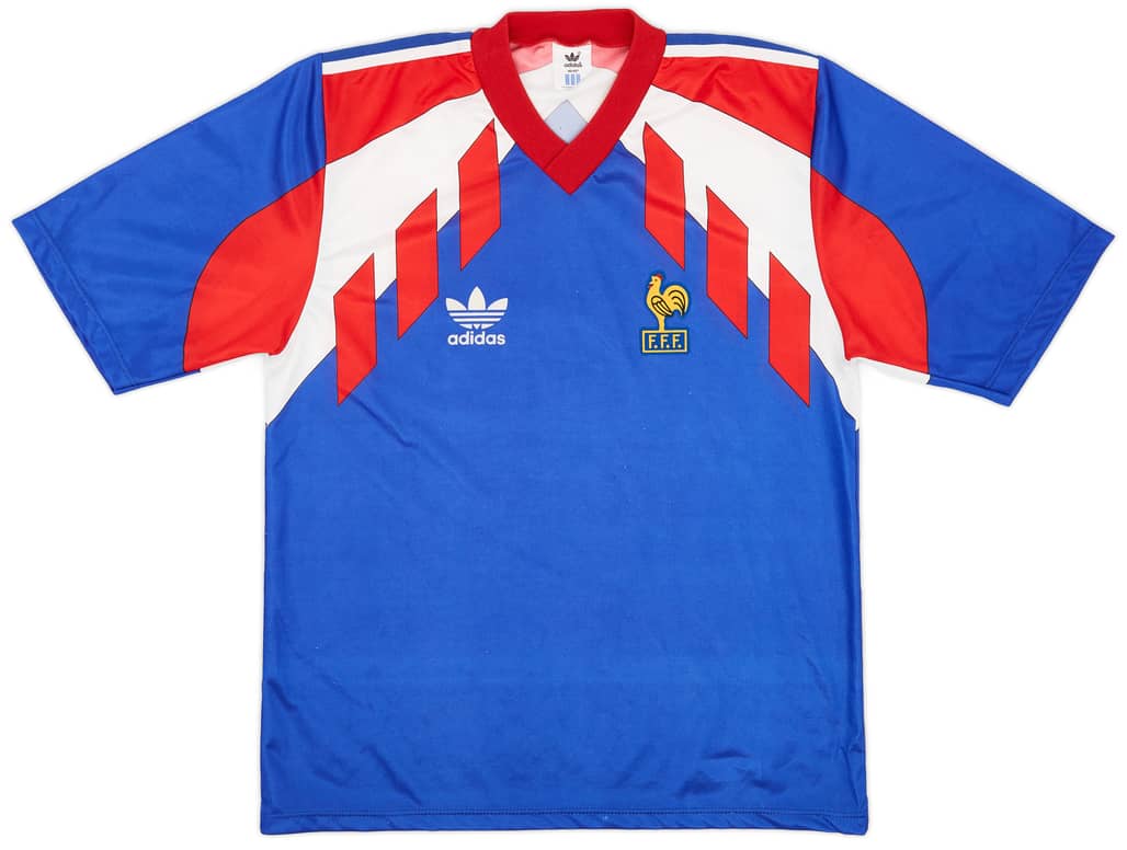 1990-92 France Home Shirt - 8/10 - (M/L)