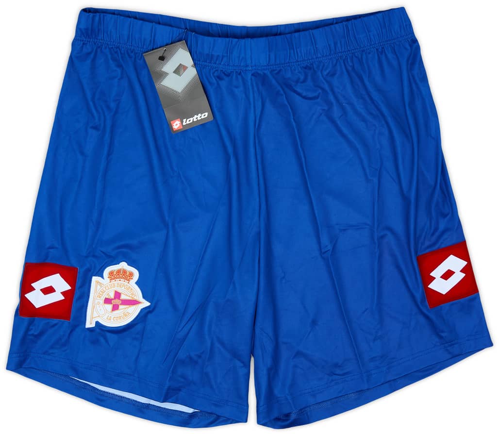2013-14 Deportivo Home Shorts (XL)