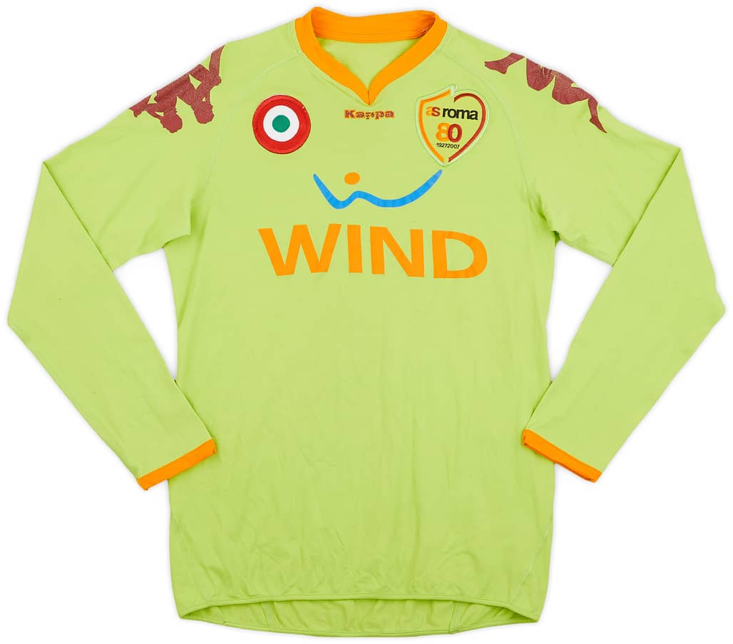 2007-08 Roma Green GK Shirt - 6/10 - (L)