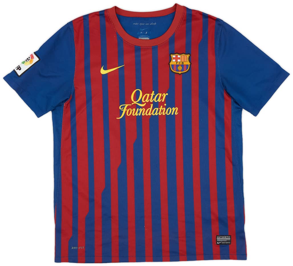 2011-12 Barcelona Home Shirt - 8/10 - (XL.Boys)