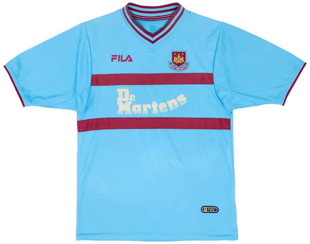 2001-03 West Ham Away Shirt - 8/10 - (XL.Boys)
