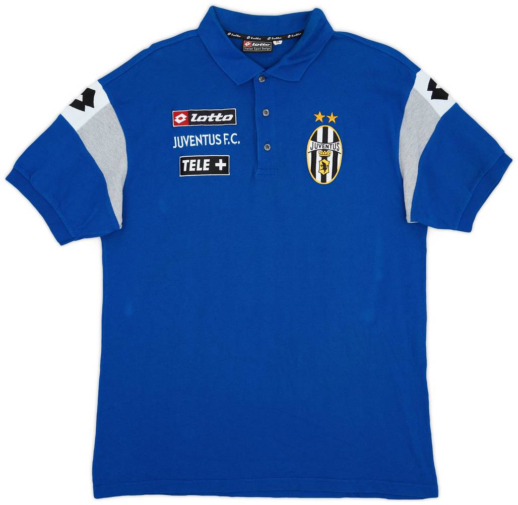 2000-01 Juventus Lotto Polo Shirt - 9/10 - (XL)