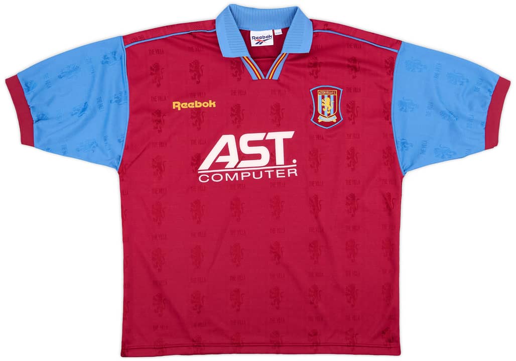 1995-97 Aston Villa Home Shirt - 10/10 - (XL)