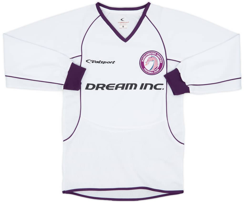 2004-05 Harchester United Away L/S Shirt - 9/10 - (Women's S)