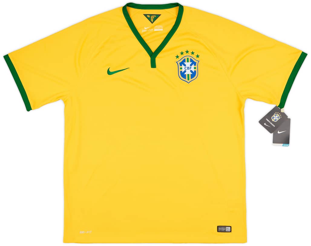 2014-15 Brazil Home Shirt (XL)
