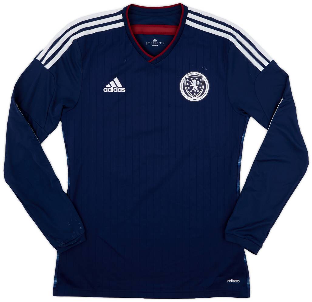 2014-15 Scotland Player Issue Home L/S - 7/10 - (M)