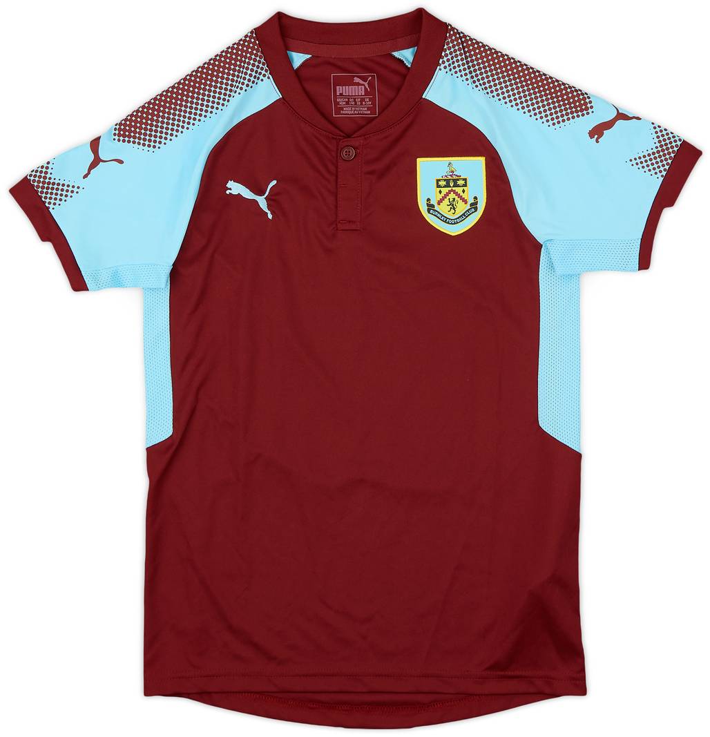 2017-18 Burnley Home Shirt - 8/10 - (9-10 Years)