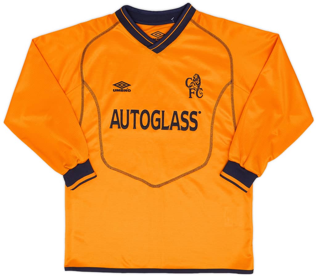 2000-01 Chelsea GK Shirt - 8/10 - (M.Boys)
