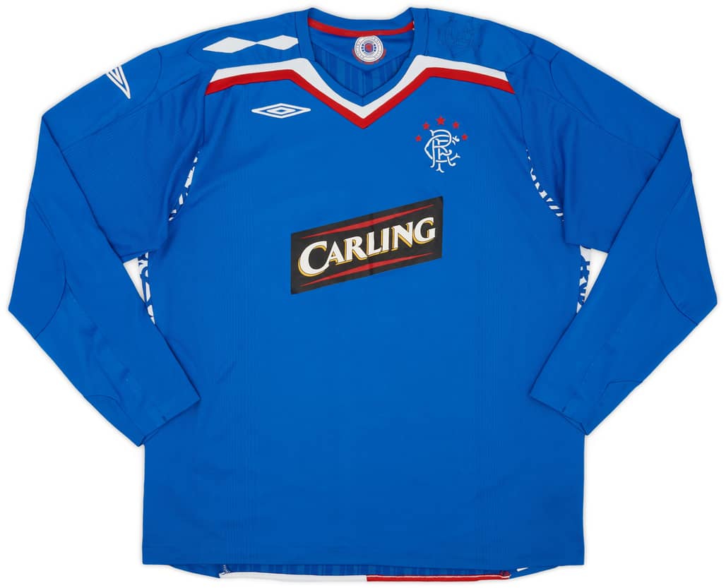 2007-08 Rangers Home Shirt - 8/10 - (XXL)