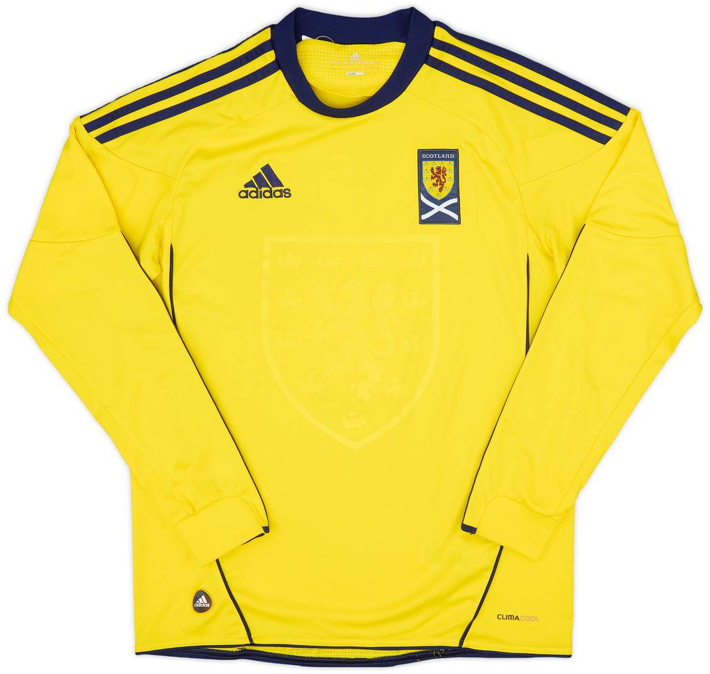2010-11 Scotland Away L/S Shirt - 8/10 - (XL.Boys)