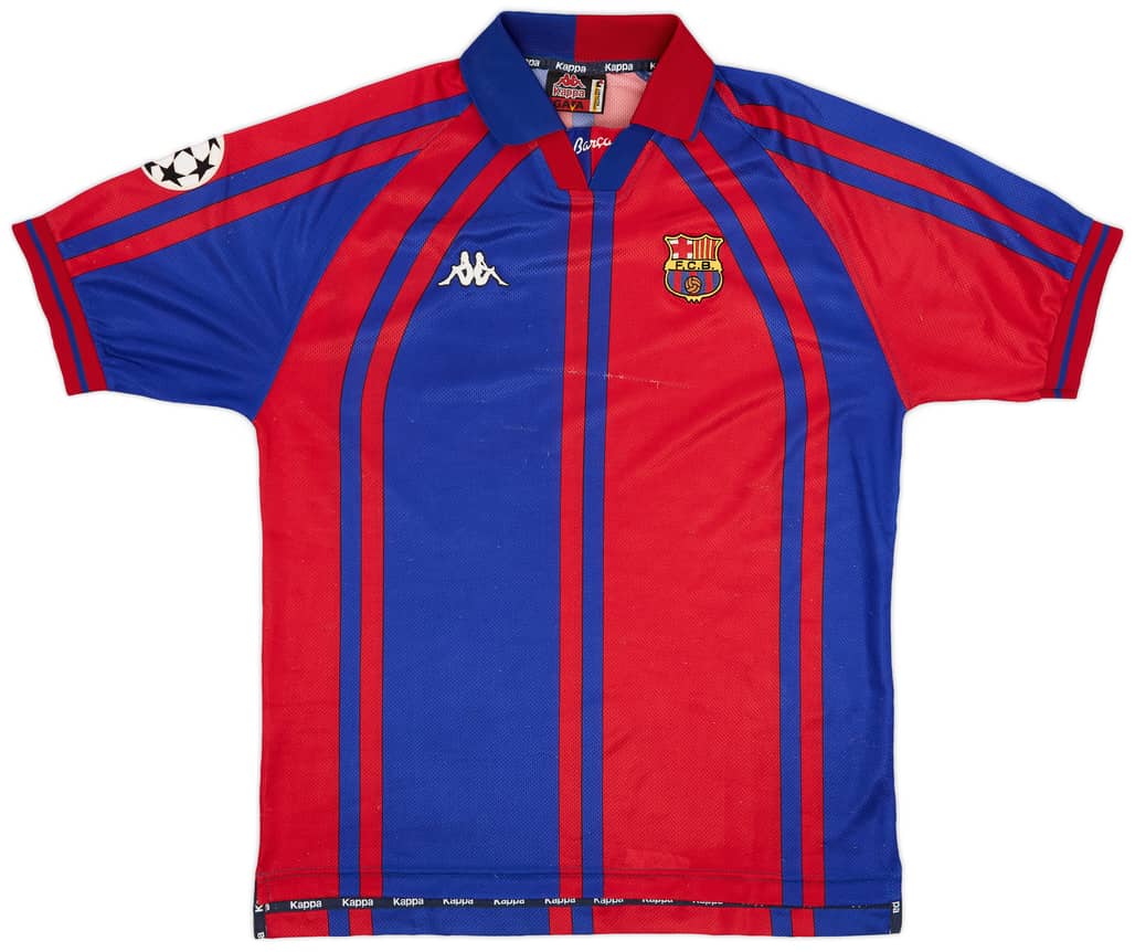 1997-98 Barcelona European Home Shirt - 7/10 - (L)